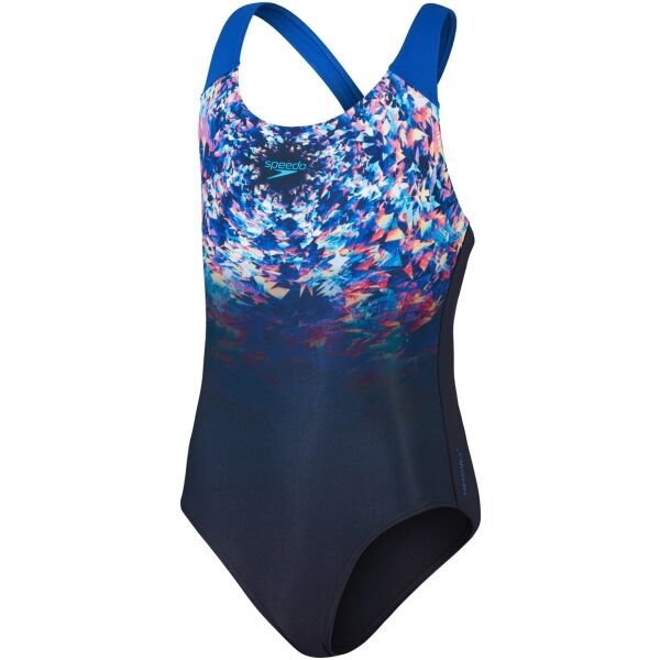 Speedo Speedo DIGITAL PLACEMENT SPLASHBACK Ženski jednodijelni sportski kupaći kostim, crna, veličina