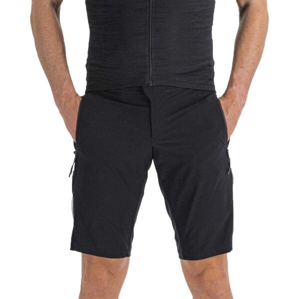 Sportful Sportful SUPERGIARA OVERSHORT Muške biciklističke hlače, crna, veličina
