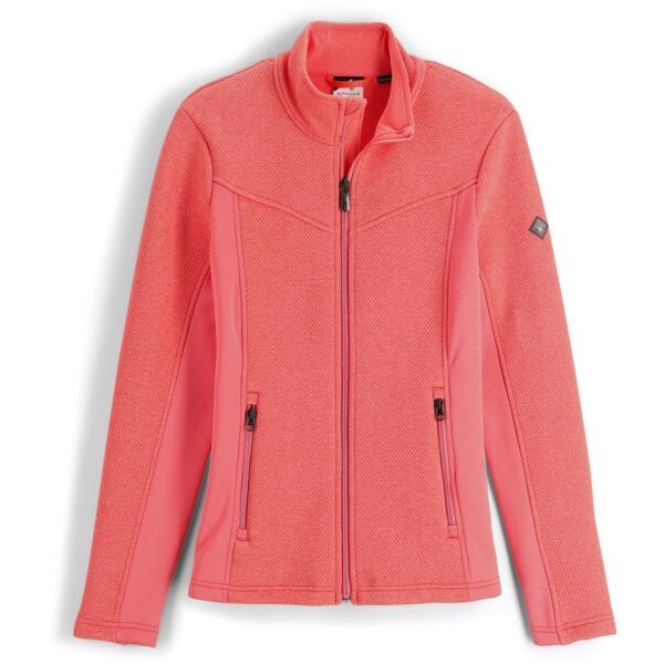 Spyder Spyder ENCORE FULL ZIP-FLEECE JACKET Ženski pulover, boja lososa, veličina