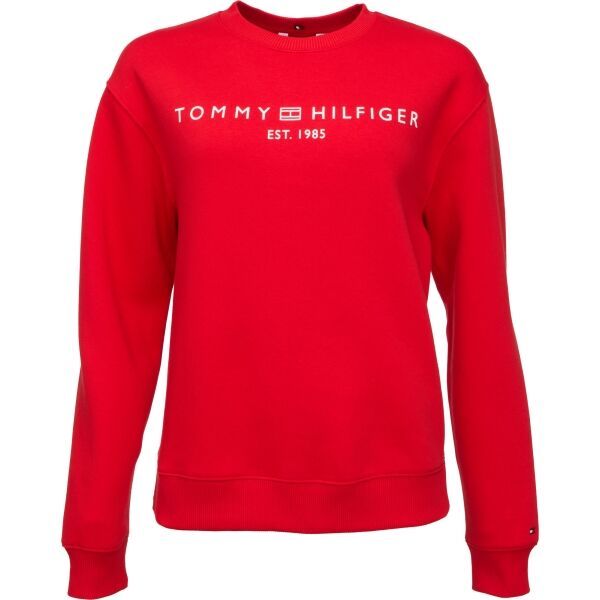 Tommy Hilfiger Tommy Hilfiger MDRN REG CORP LOGO C-NK SWTSHRT Ženska dukserica, crvena, veličina