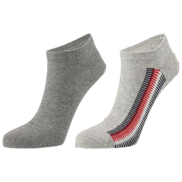 Tommy Hilfiger Tommy Hilfiger MEN SNEAKER 2P GLOBAL RIBBON Muške čarape, siva, veličina
