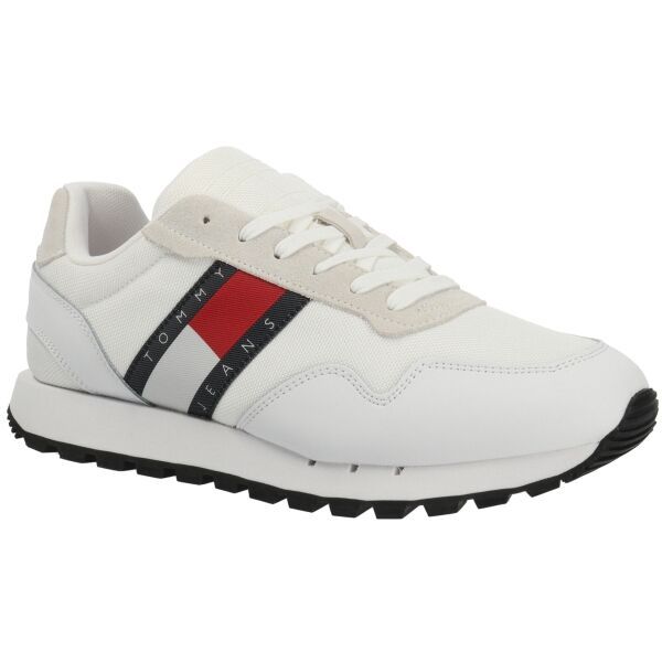 Tommy Hilfiger Tommy Hilfiger RETRO LEATHER TJM RUNNER Muška obuća za slobodno vrijeme, bijela, veličina