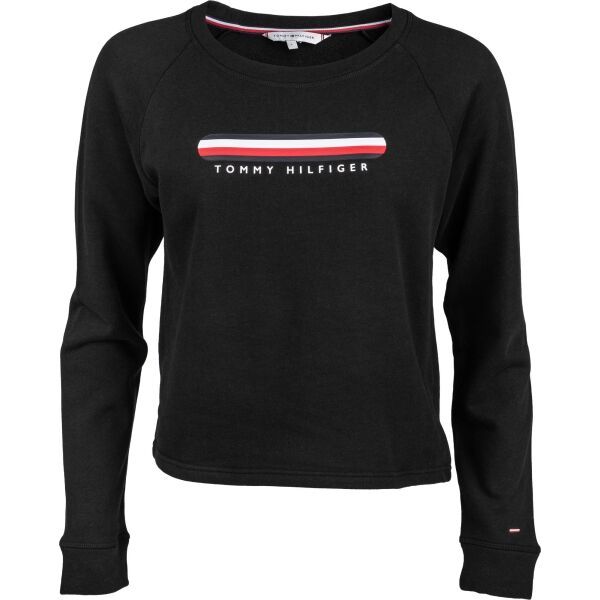Tommy Hilfiger Tommy Hilfiger TRACK TOP Ženska majica dugih rukava, crna, veličina