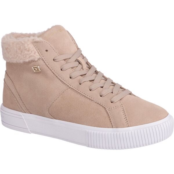 Tommy Hilfiger Tommy Hilfiger VULC SUEDE SNEAKER HI Ženske tenisice, bež, veličina