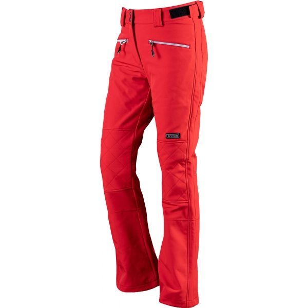 TRIMM TRIMM VASANA Ženske softshell skijaške hlače, crvena, veličina