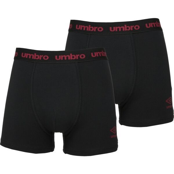 Umbro Umbro BOXER SHORT 2 PACK Muške bokserice, crna, veličina