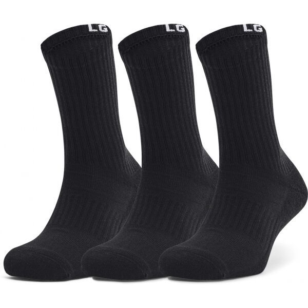 Under Armour Under Armour CORE CREW 3PK Muške čarape, crna, veličina
