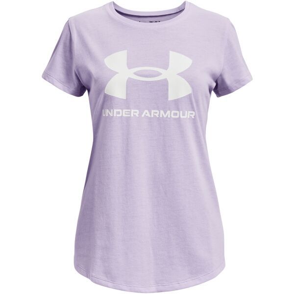 Under Armour Under Armour LIVE SPORTSTYLE GRAPHIC SS Majica za djevojčice, ljubičasta, veličina