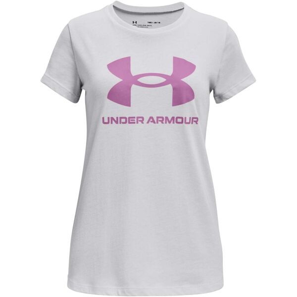 Under Armour Under Armour LIVE SPORTSTYLE GRAPHIC SS Majica za djevojčice, siva, veličina
