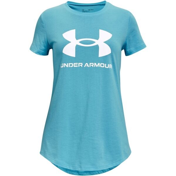Under Armour Under Armour LIVE SPORTSTYLE GRAPHIC SS Majica za djevojčice, tirkiz, veličina