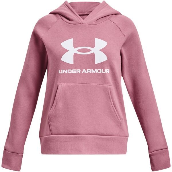 Under Armour Under Armour RIVAL FLEECE BL HOODIE  Dukserica za djevojčice, ružičasta, veličina