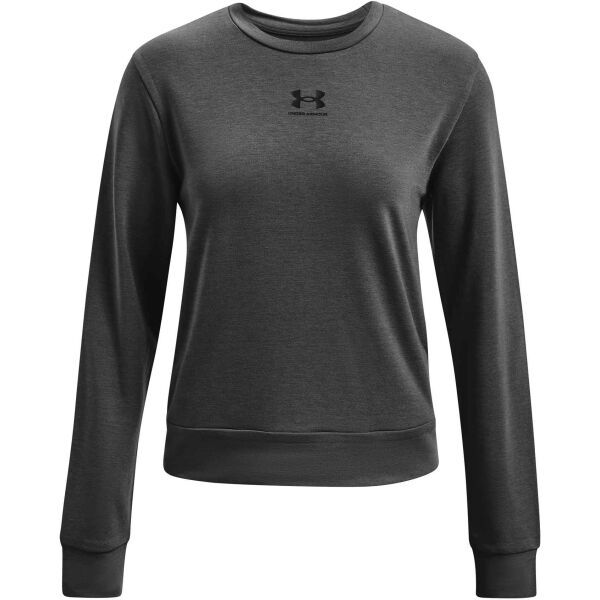 Under Armour Under Armour RIVAL TERRY CREW Ženska dukserica, tamno siva, veličina