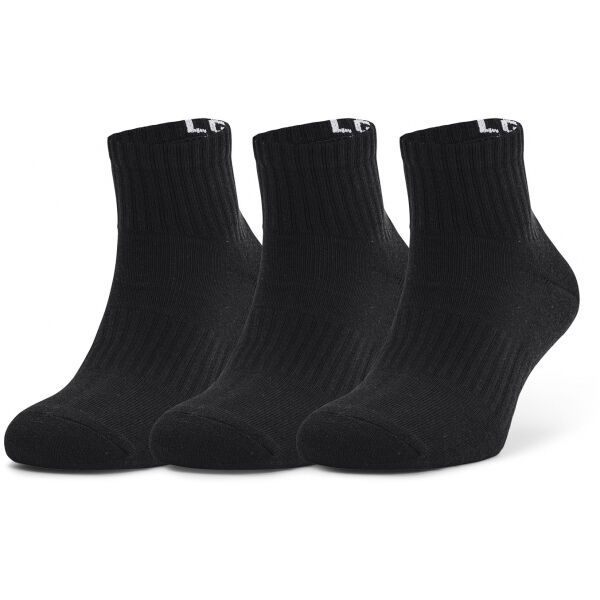 Under Armour Under Armour UA CORE QTR 3PK Čarape, crna, veličina