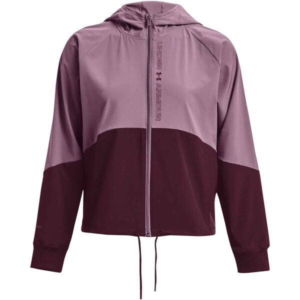 Under Armour Under Armour WOVEN FZ JACKET Ženska jakna, ljubičasta, veličina