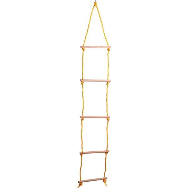 WOODY WOODY ROPE LADDER Ljestve od užeta, žuta, veličina