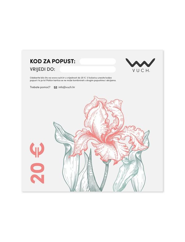 VUCH VUCH E-poklon kartice 20 €