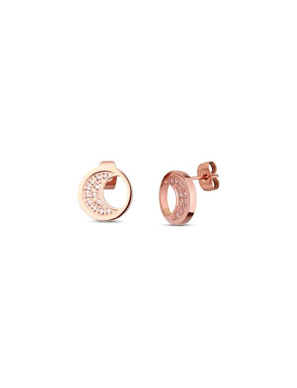 VUCH VUCH Náušnice Rose Gold Moon