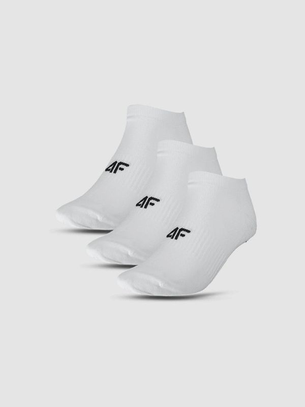 4F 4F 3-pack Čarape bijela