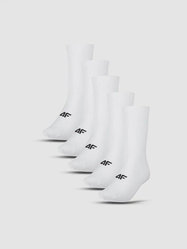 4F 4F 5-pack Čarape bijela