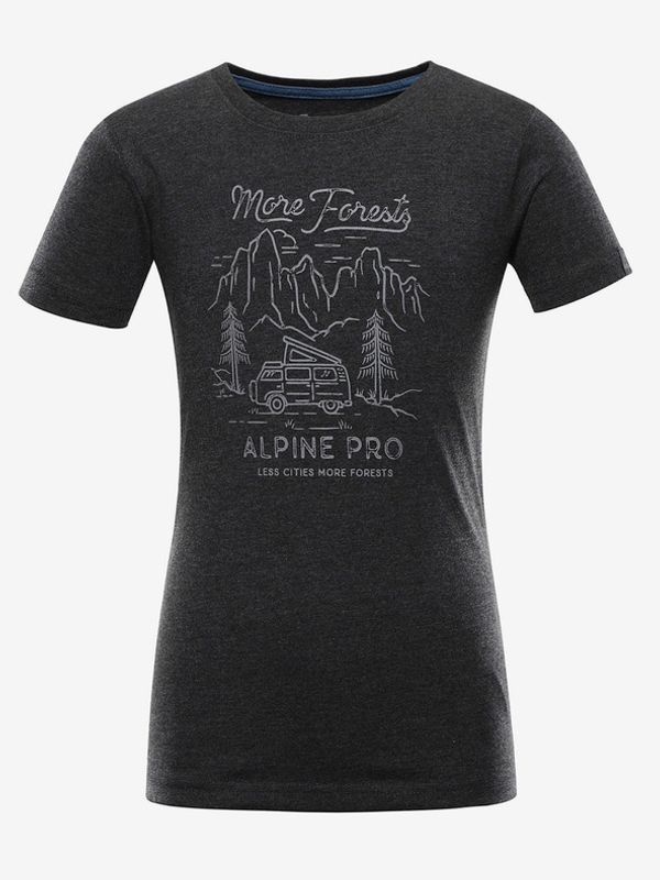 ALPINE PRO ALPINE PRO Framo Majica dječja crna