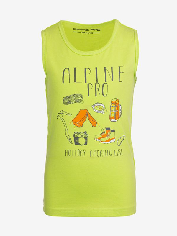 ALPINE PRO ALPINE PRO Onolo Majica dječja zelena