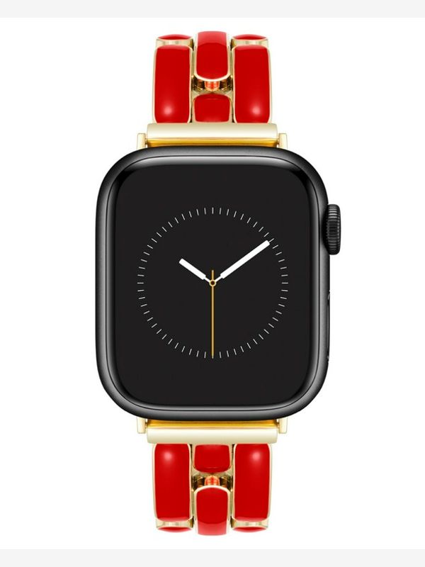 Anne Klein Anne Klein Apple Watch 38/40/41mm Watch strap crvena