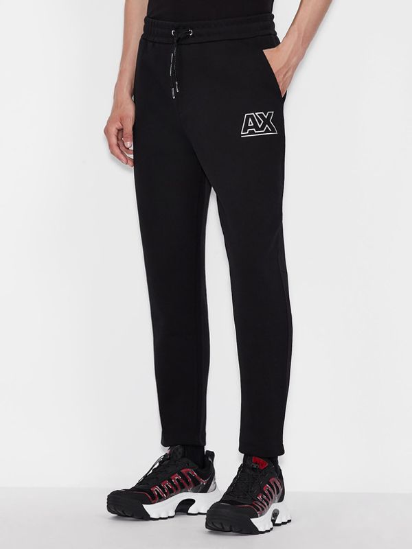 Armani Exchange Armani Exchange Donji dio trenirke crna