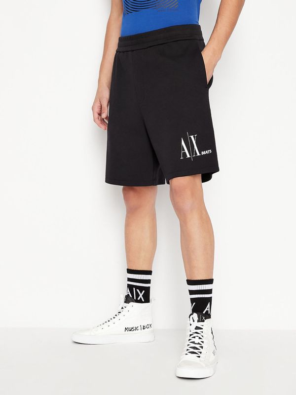 Armani Exchange Armani Exchange Kratke hlače crna