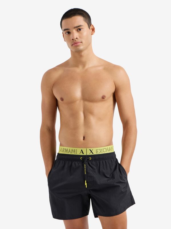 Armani Exchange Armani Exchange Kupaći kostim crna