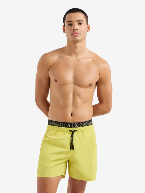Armani Exchange Armani Exchange Kupaći kostim žuta