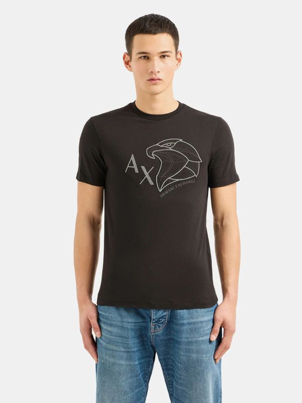 Armani Exchange Armani Exchange Majica crna