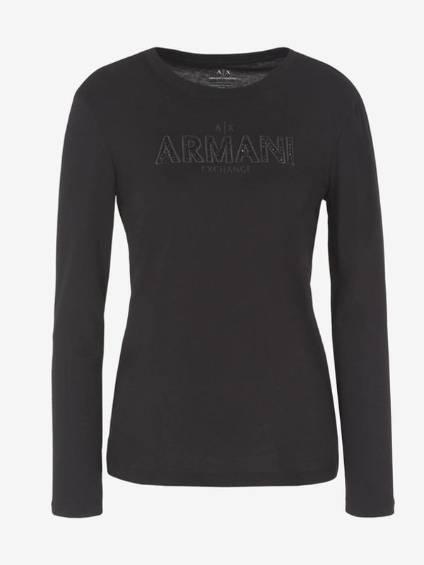 Armani Exchange Armani Exchange Majica crna