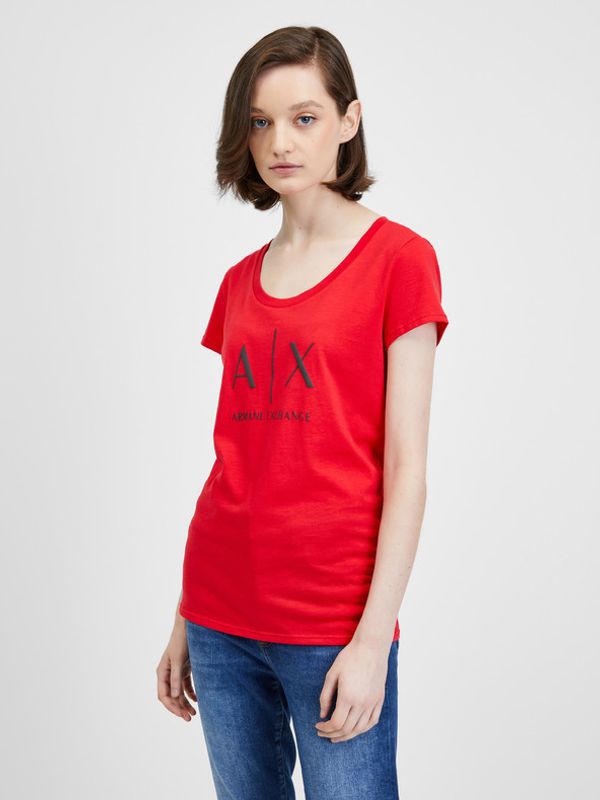 Armani Exchange Armani Exchange Majica crvena