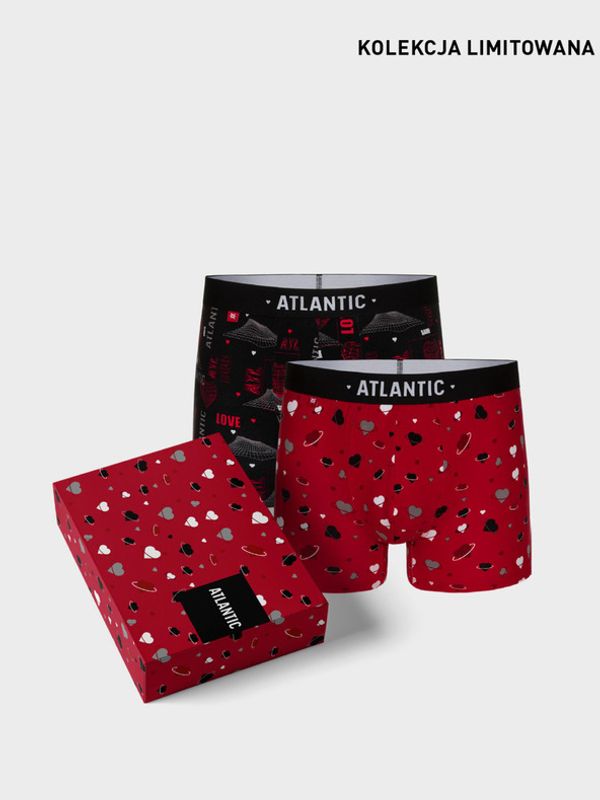 Atlantic Atlantic 2-pack Bokserice crvena