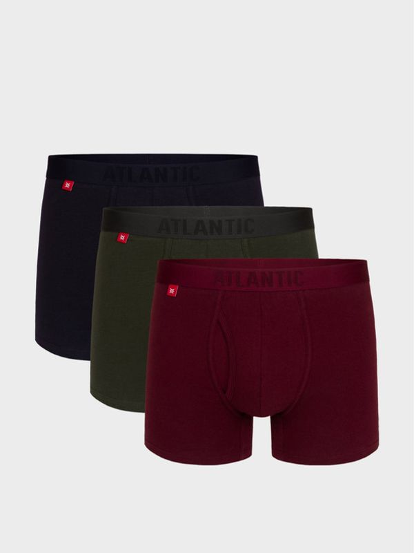 Atlantic Atlantic 3-pack Bokserice crvena