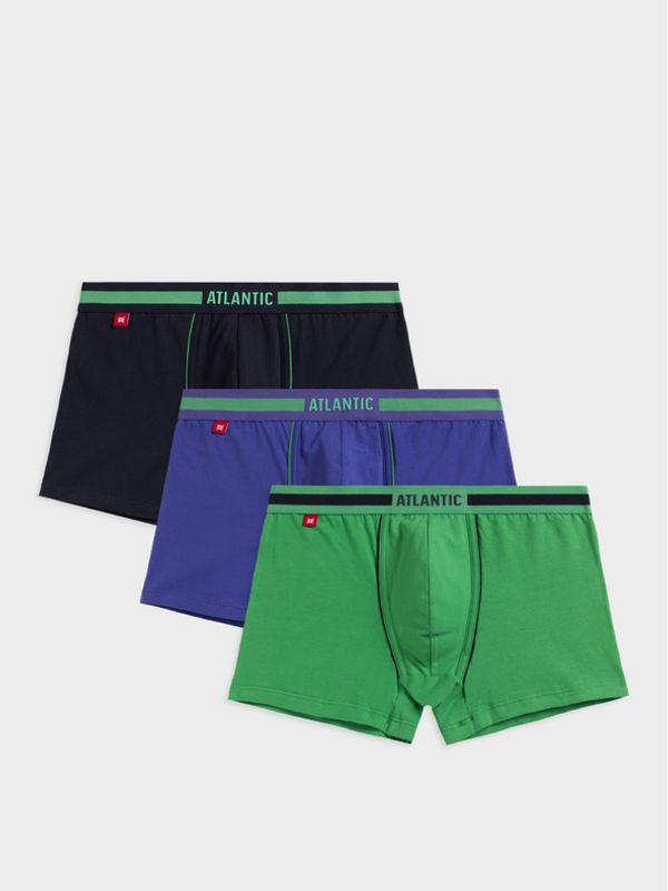 Atlantic Atlantic 3-pack Bokserice zelena