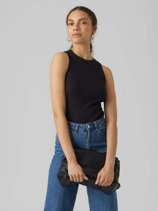 AWARE by VERO MODA AWARE by VERO MODA Lavender Majica bez rukava crna