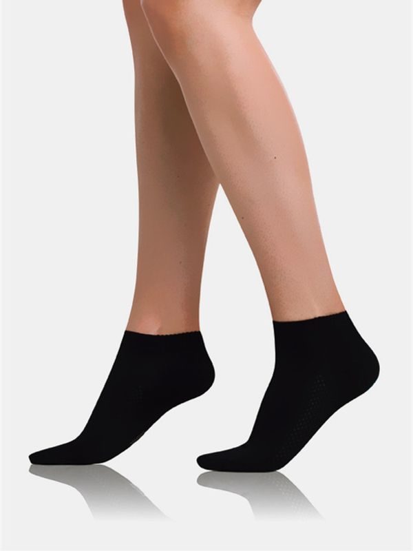 Bellinda Bellinda BAMBUS AIR LADIES IN-SHOE Čarape crna