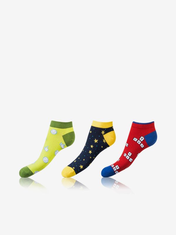 Bellinda Bellinda CRAZY IN-SHOE SOCKS 3-pack Čarape žuta