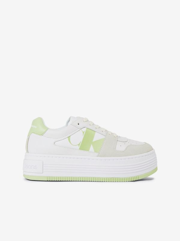 Calvin Klein Calvin Klein Bold Flatf Low Lace Mix Tenisice bijela