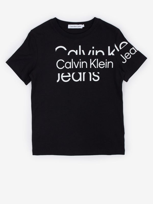 Calvin Klein Jeans Calvin Klein Jeans Blown-Up Majica dječja crna