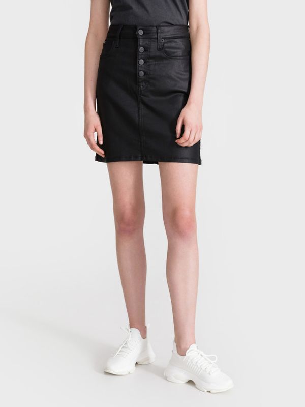 Calvin Klein Jeans Calvin Klein Jeans High Rise Mini Suknja crna