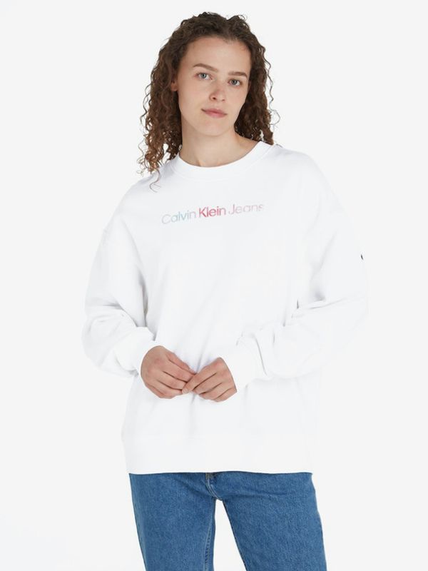 Calvin Klein Jeans Calvin Klein Jeans Majica dugih rukava bijela