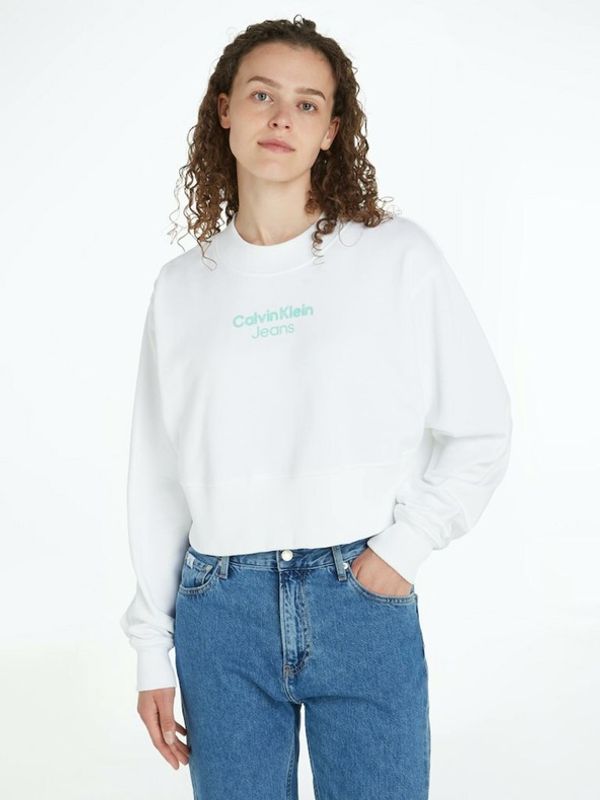 Calvin Klein Jeans Calvin Klein Jeans Majica dugih rukava bijela
