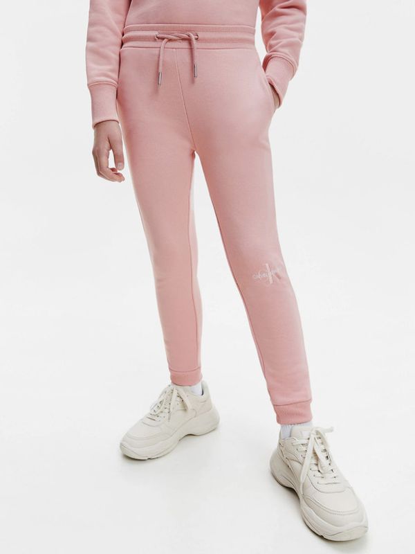 Calvin Klein Jeans Calvin Klein Jeans Trenirka dječja donji dio ružičasta