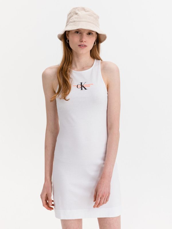 Calvin Klein Jeans Calvin Klein Jeans Urban Logo Haljina bijela