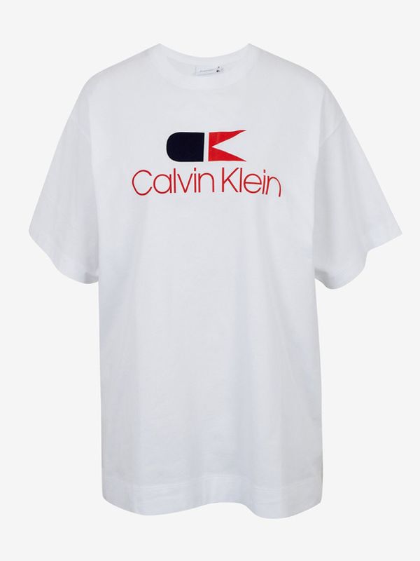 Calvin Klein Jeans Calvin Klein Jeans Vintage Logo Large Majica bijela