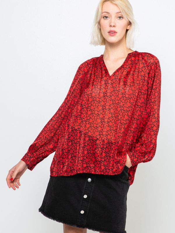 CAMAIEU CAMAIEU Bluza crvena