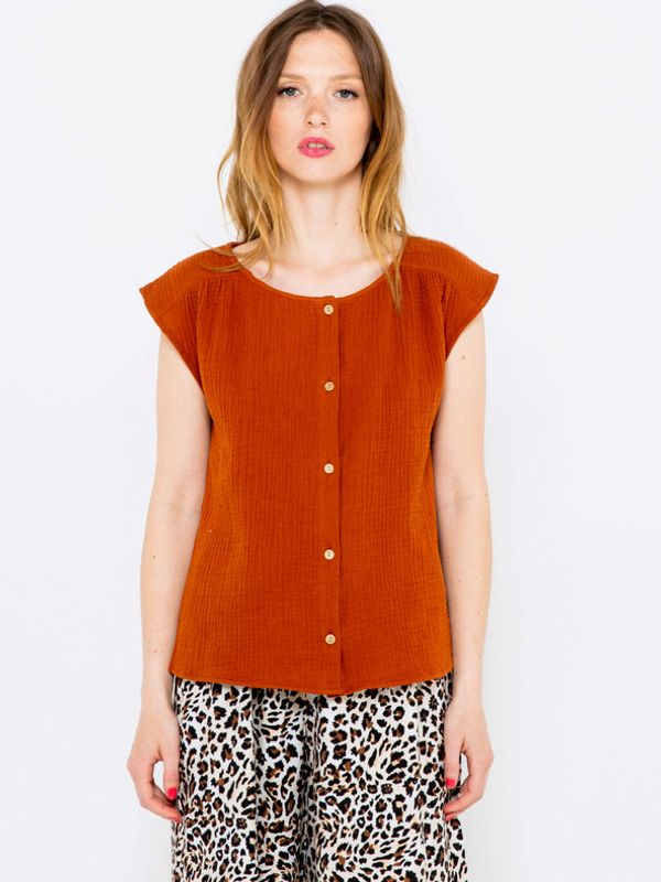CAMAIEU CAMAIEU Bluza narančasta