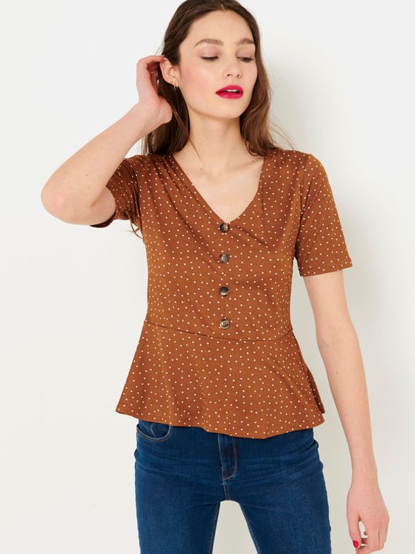 CAMAIEU CAMAIEU Bluza smeđa